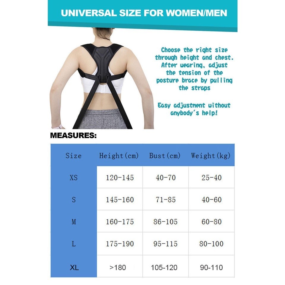 Must Essential Aolikes Back Support Shoulder Adjustable Posture Corrector Reliable Purpose - Image 3