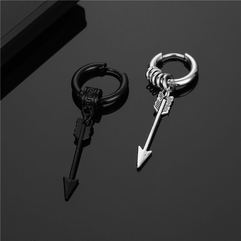 Earrings Men's High-End Trendy Men's Fashion All-Match Cool Style Niche Earrings Domineering Social Male Female Student Ear Accessories20240909