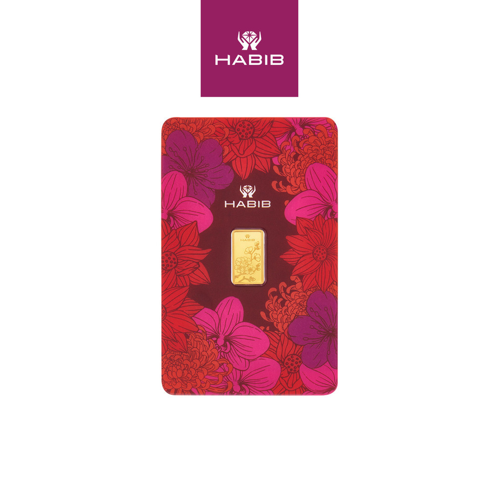 TT4 HABIB 0.5g 999.9 Gold Bar (Four Seasons) - Manufactured By LBMA&hellip;
