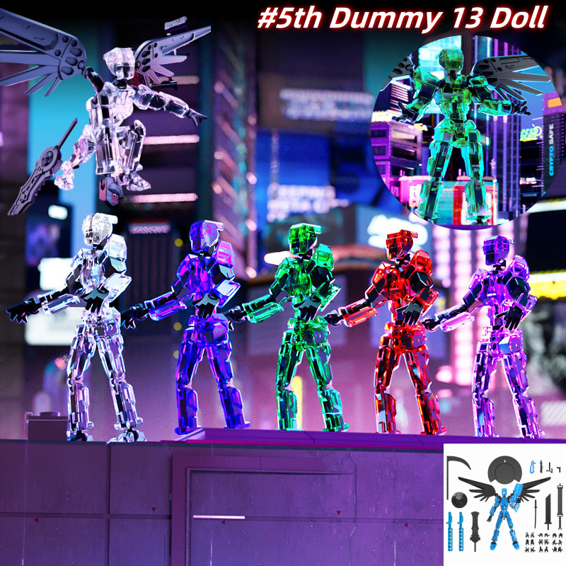 NEW Action 13 Figure Multi-Jointed Lucky 13 Dummy Assembly Model Toys Kids Gifts Mainan Hadiah
