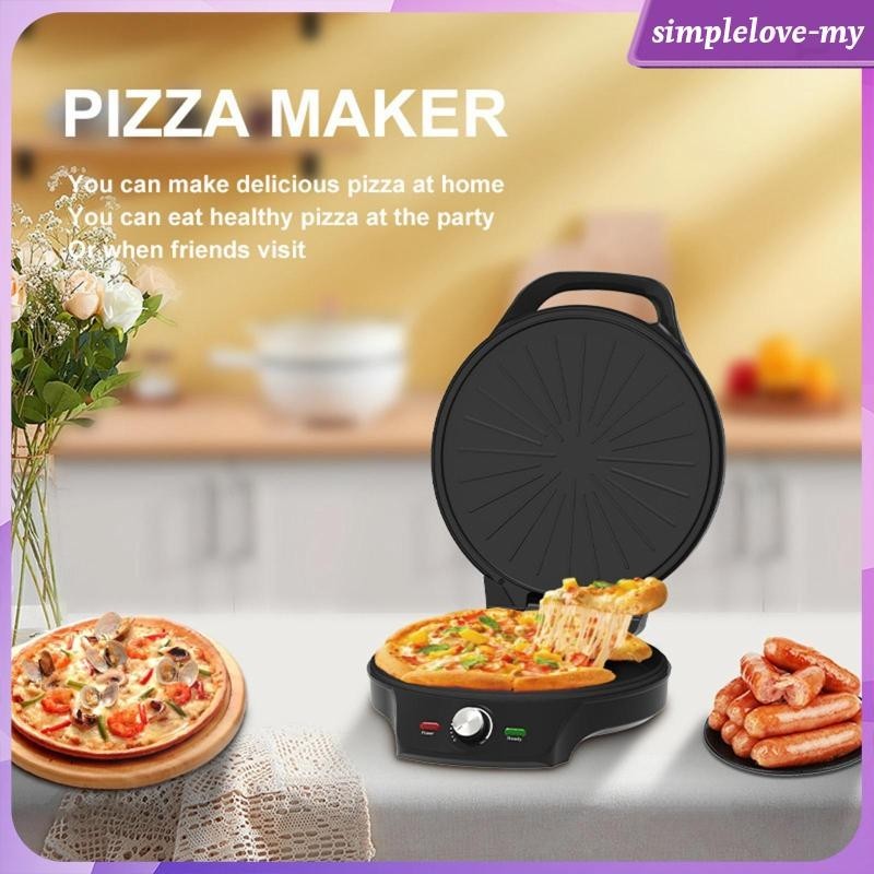 [SimpleloveMY] Electric Pizzas Machine and Griddle 12.6'' for Breakfast Omelettes Fried Eggs