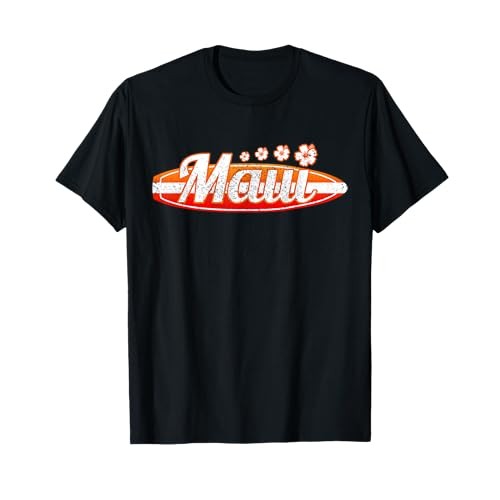 Men's cotton T-shirt Maui T-Shirt - Hawaiian Surf Shirt Hawaii Souvenir Gift T-Shirt Fast Shipping 4XL , 5XL , 6XL