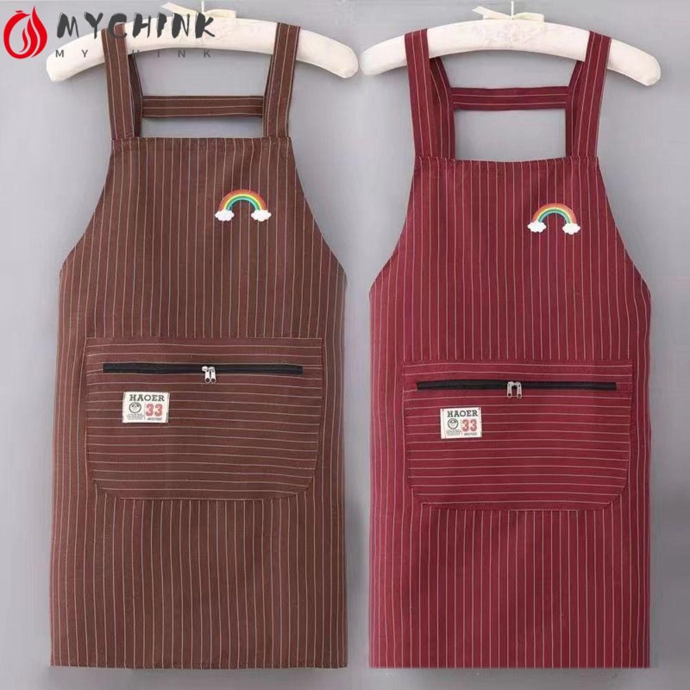 CHINK Kitchen Apron, Household Abrasion Resistant Antifouling Barista Apron, Cleaning Tools Waterproof Barber Carpenter Florist Apron Restaurant