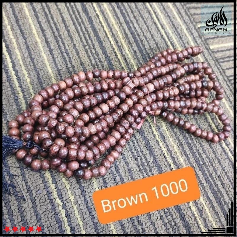 Tasbih PREMIUM KAYU Kokkun 1000 biji 8mm