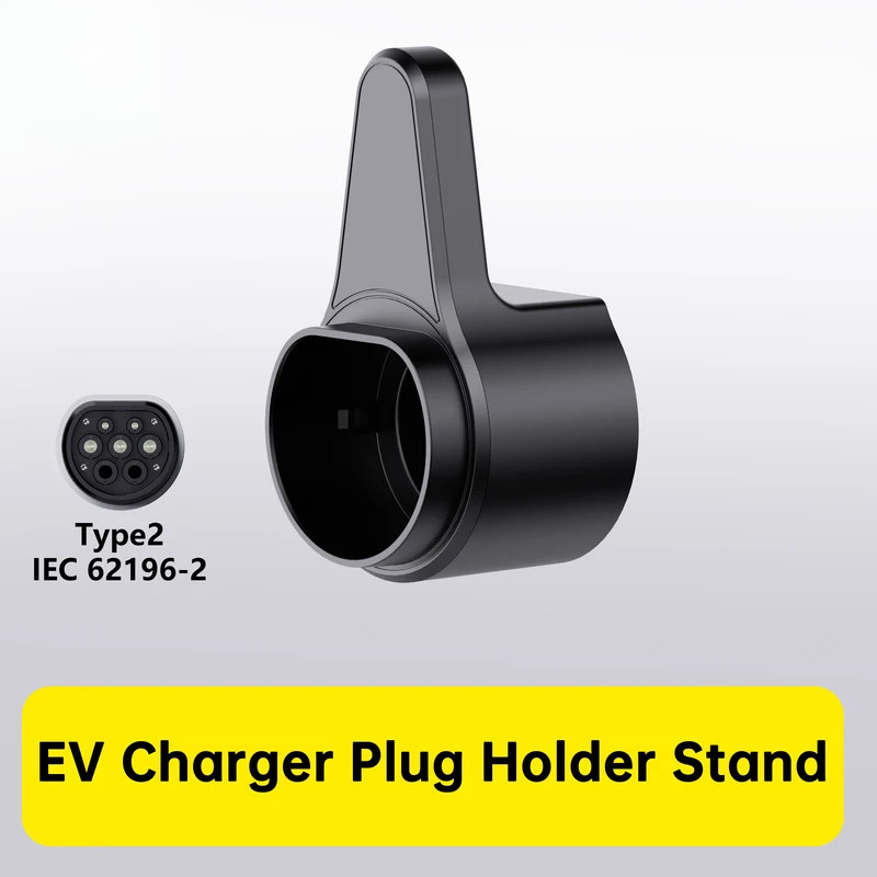 EV Charger Gun Holster Dock For Electric Vehicle Type 2 Plug charging gun Extra Protection Leading for Wallbox