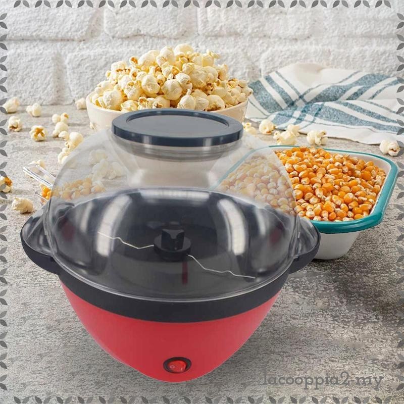 [LacooppiabcMY] Popcorn Maker 850W Quick Heat Non Stick Small for Gifts Household Party