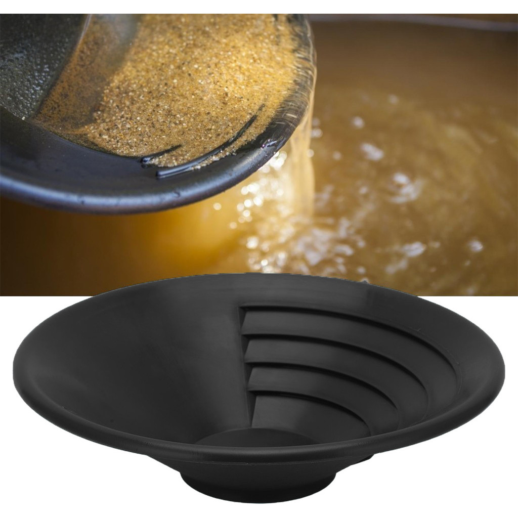 Washing Sand Gold Panning Thicken Durable Manual Sifting Basin Classifier Tray Separate Sand From Mining Gold Ore Tools