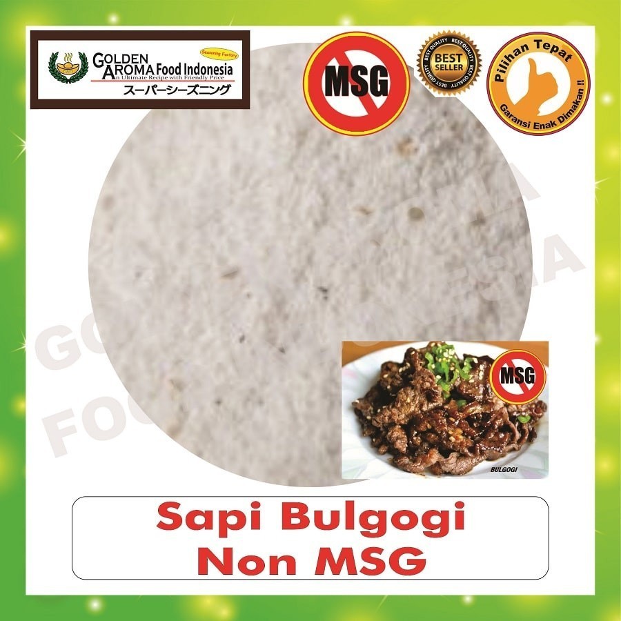 Bulgogi Beef Seasoning Powder Non MSG 250Gr Multipurpose Cooking Seasoning Powder 1/4Kg Beef Seasoning Powder halal