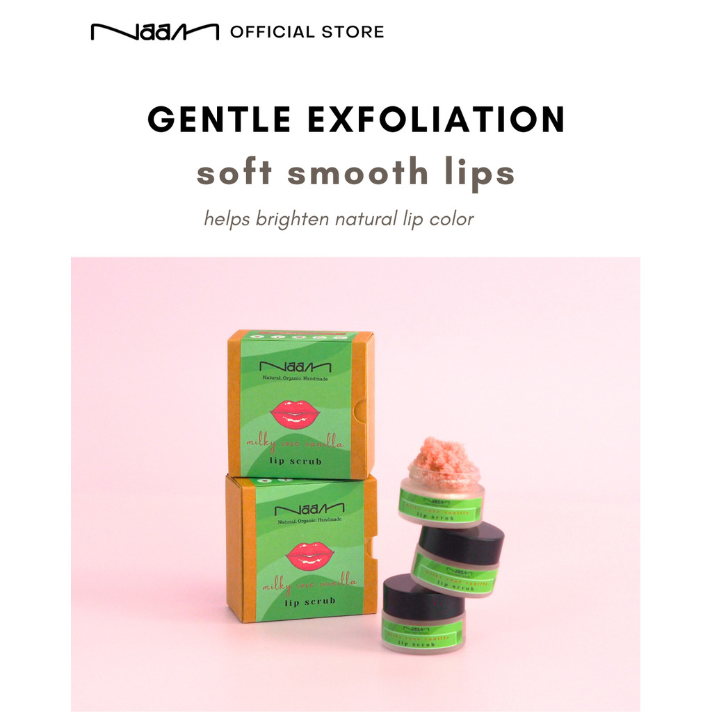 Naam Milky Rose Vanilla Lip Scrub