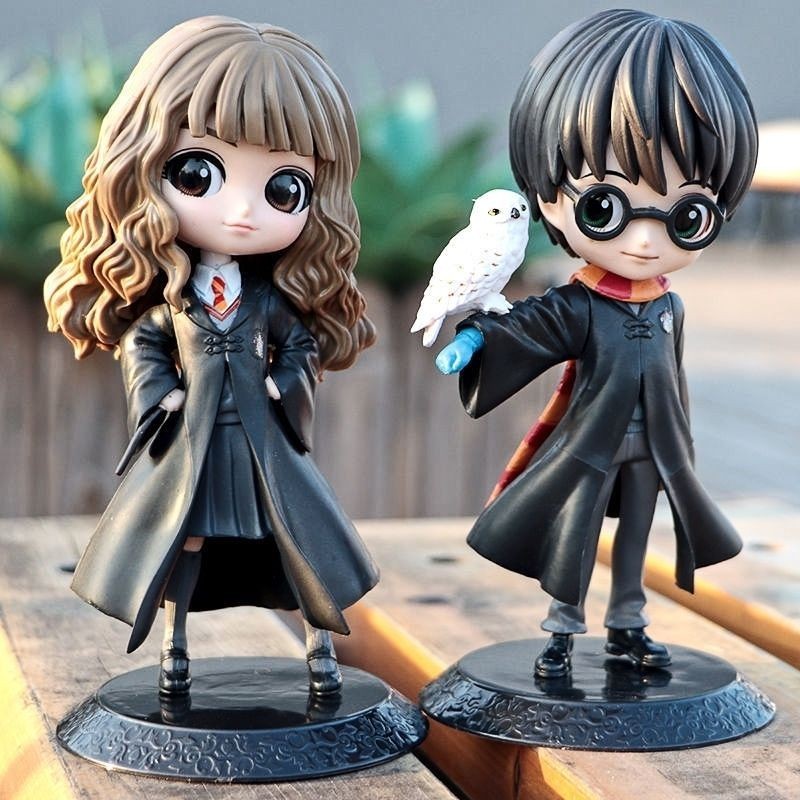 Harry Potter Figure Hermione Q Version Doll Merchandise Mystery Box Trendy Play Desktop Decoration Model Birthday Gift Doll