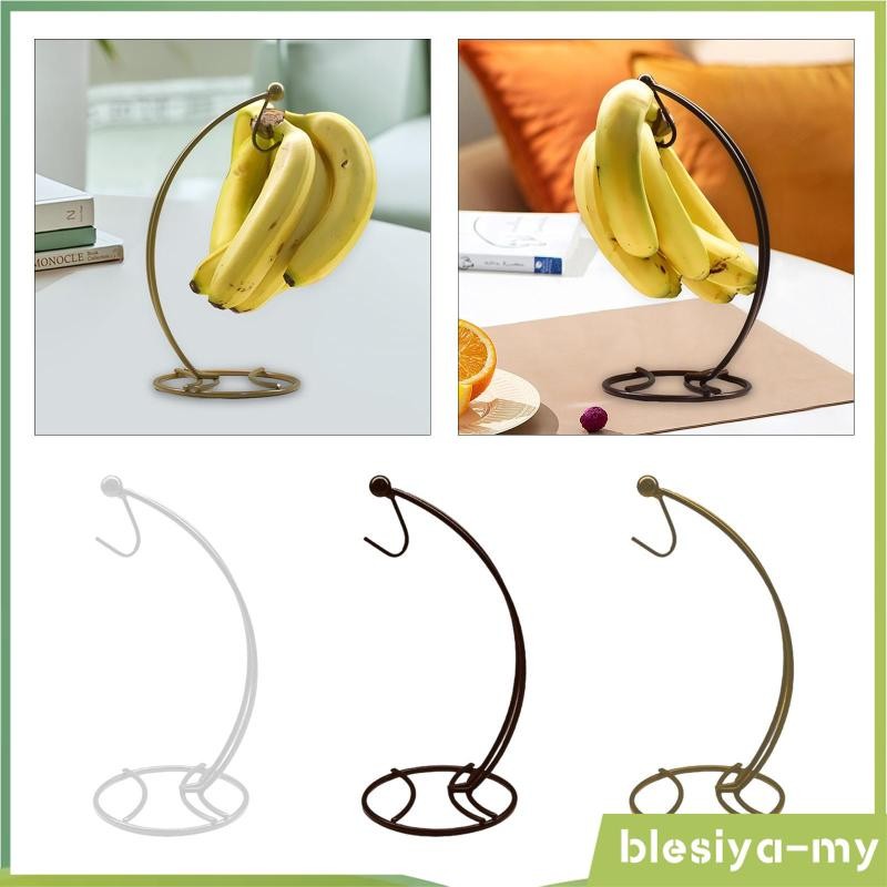 [BlesiyaMY] Iron Banana Hanger Banana Holder Stand Accessories Fruit Display Hanging Rack for Home Countertop