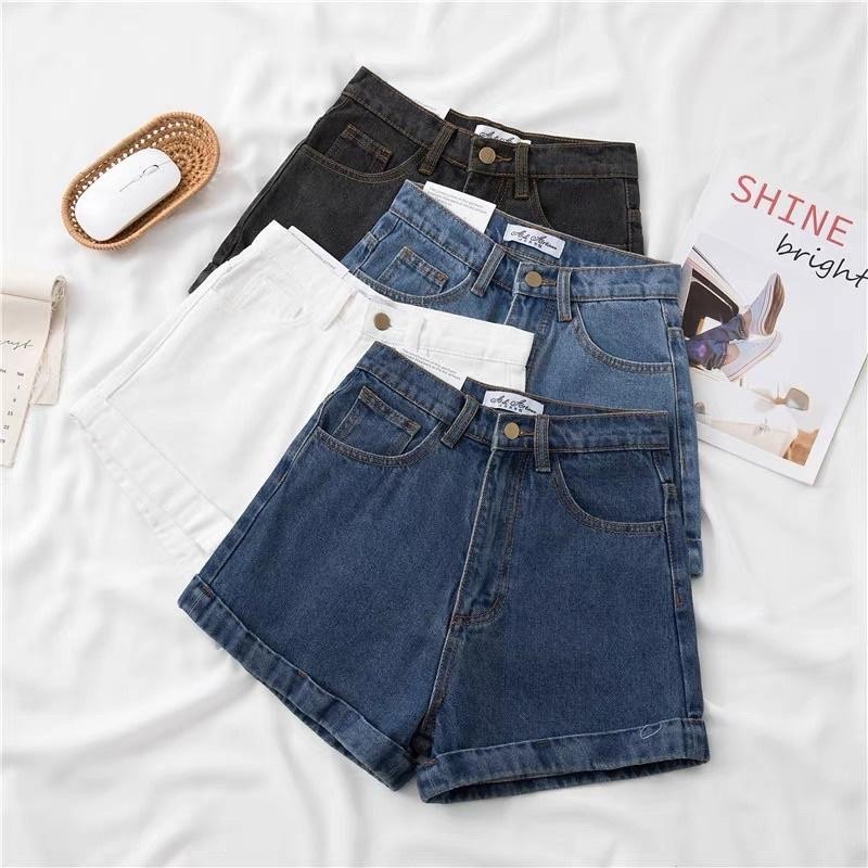 Solovely S-6XL Sexy High-waisted Seluar Pendek Gaya Korea Jeans Saiz Besar Denim Shorts Wanita