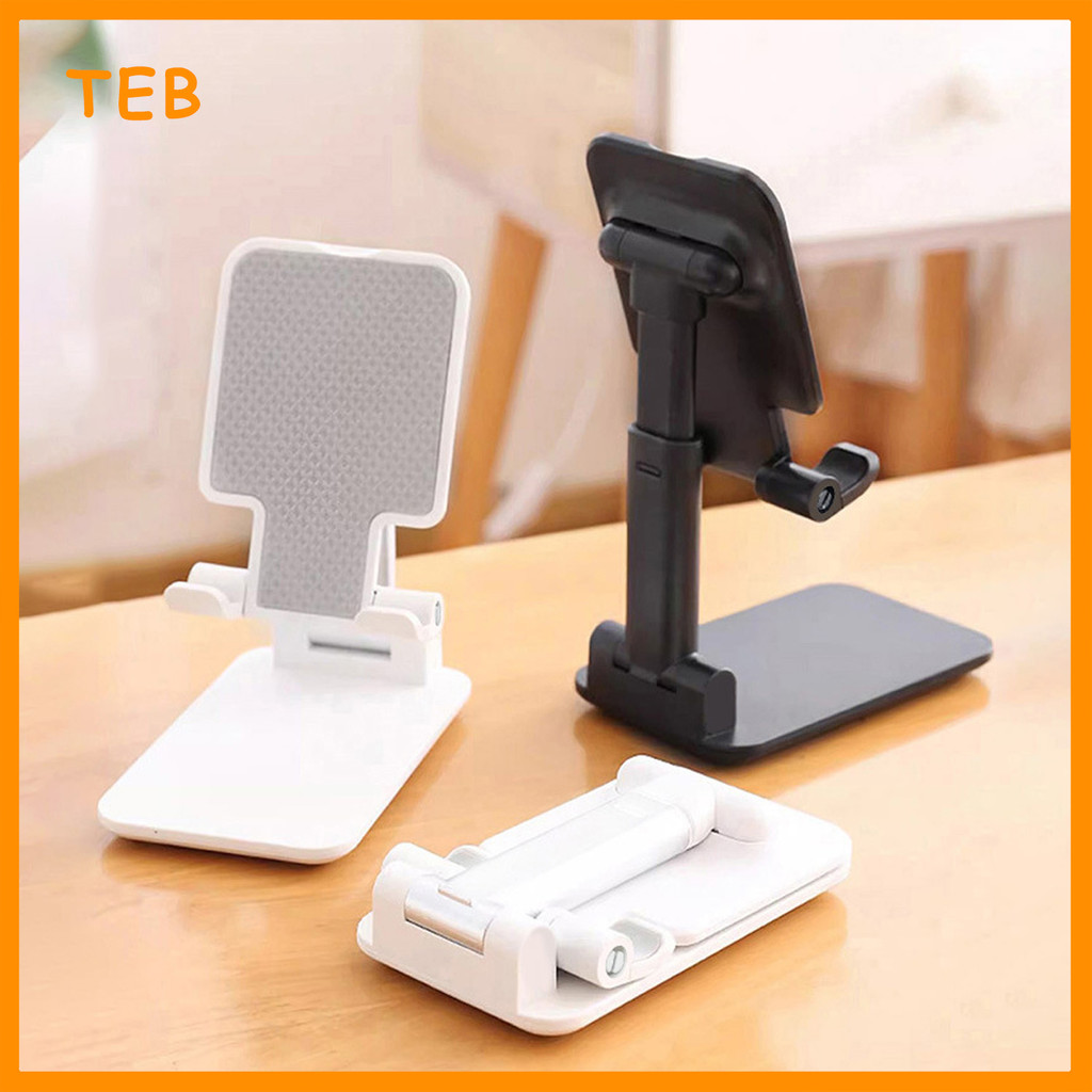 Foldable Adjustable Phone Tablet Stand Holder / Pemegang Telefon Boleh Lipat Meja Boleh Laras Portable