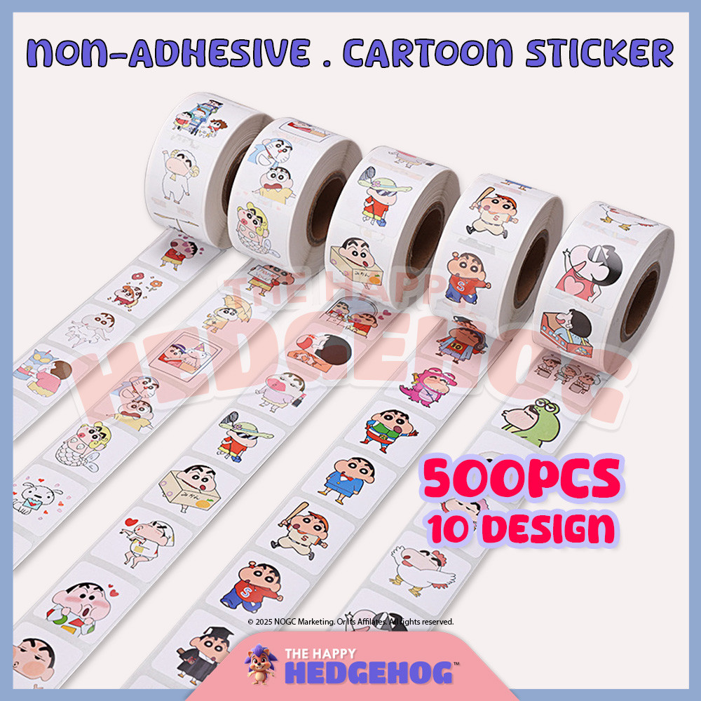Sanrio Sealing Sticker 500 Pcs Roll Kuromi Tapes Label Stickers Gift Box Decoration Handmade Tent Material Gift