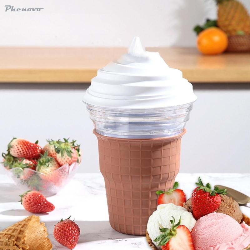 [Colaxi1ddMY] Ice Cream Maker Yogurt Maker Easy to Use Sturdy Automatic Portable DIY Soft Serve Ice Cream Lightweight Ice Machine for Home