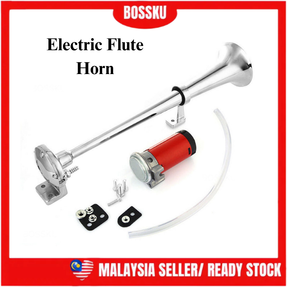 Bossku 12V 150DB Super Loud Car Bunyi Kuat Hon Kereta Lori Motorsikal Horn Kereta 电动笛喇叭 超大声汽车喇叭