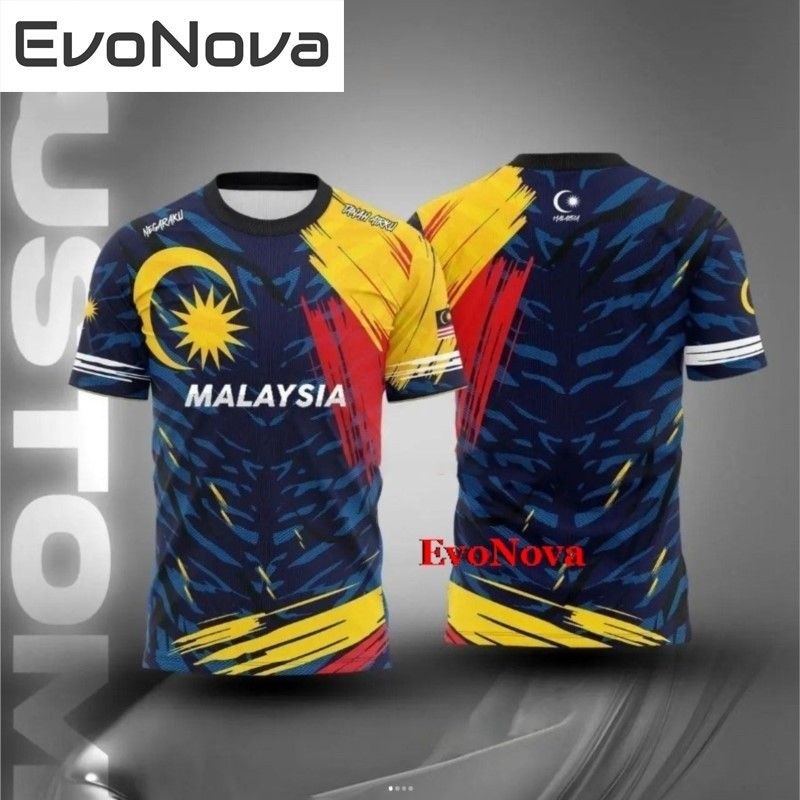 Evonova Malaysia Merdeka 67 jersey 2024/round neck/Negaraku/Tiger Malaysia/printed design