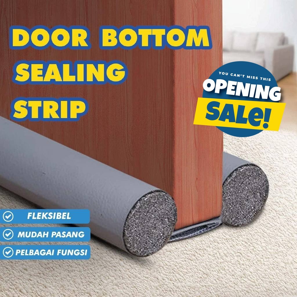 Kakideco 95CM Dust Sound Wind Insect Proof Blocker Door Strip Foam Rubber Penutup Bawah Pintu
