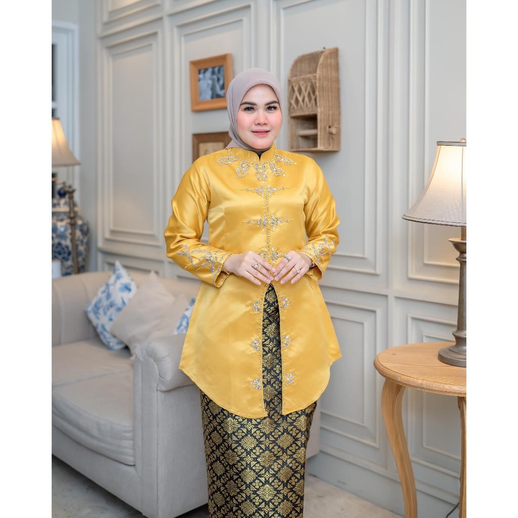 Must Multi Cataleya Sequin Bracket Set || Latest Contemporary Color Series JUMBO Baju Kurung Modern Malay Kebaya S - Image 4