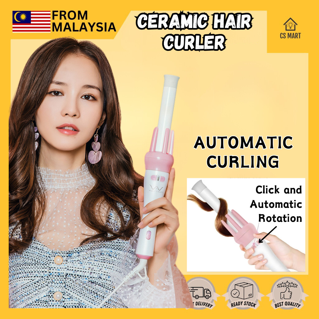 Hair Styling Hair Curler Roller Vivid & Automatic Iron Ceramic Hair Curler Keriting Rambut Alat Rambut