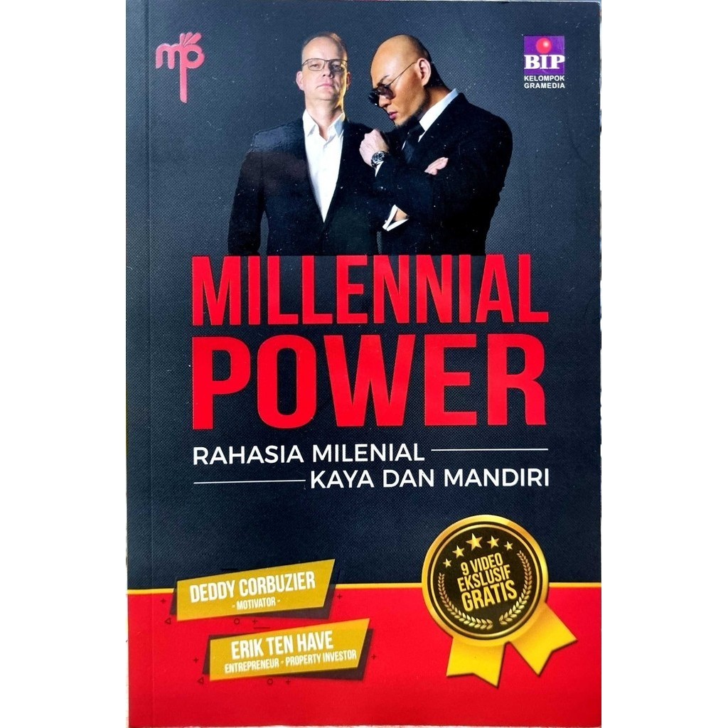 [BnB] Millennial Power: Rahasia Melenial (Kaya dan Mandiri) by Deddy Corbuzier, Erik Ten Have (Used: Very good)