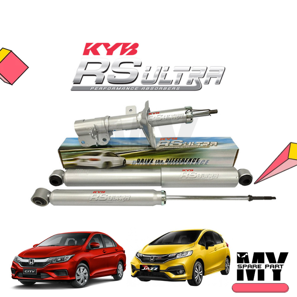 Honda Jazz GK GK5 Fit CITY GM6 T9A GAS Absorber 334HD14 334HD15 342HD17 KAYABA KYB RS Ultra