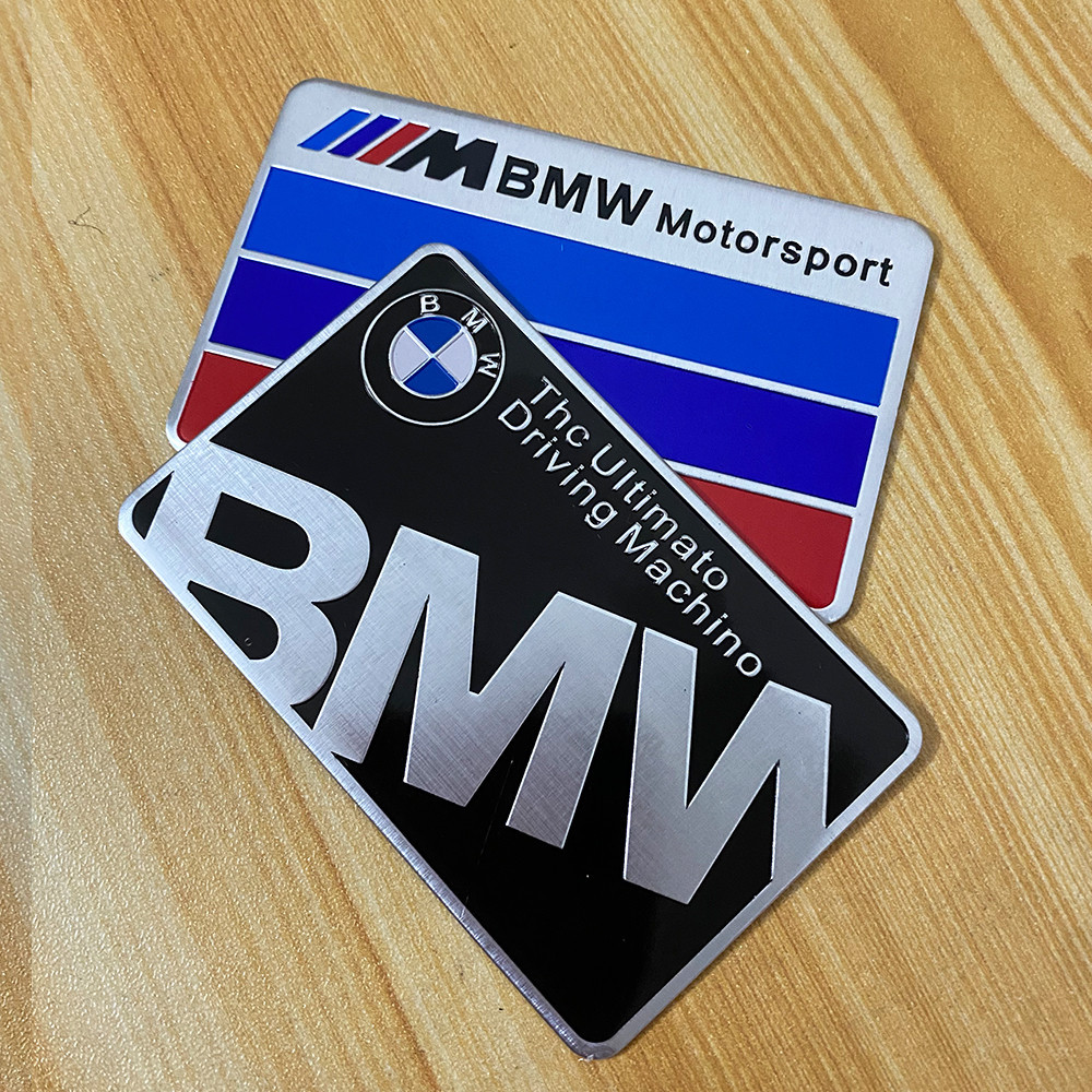 1Pcs 3D M Performance Car Interior Metal Sticker Car Logo Car Sticker Decal For BMW X1 X3 X4 X5 X6 M3 M5