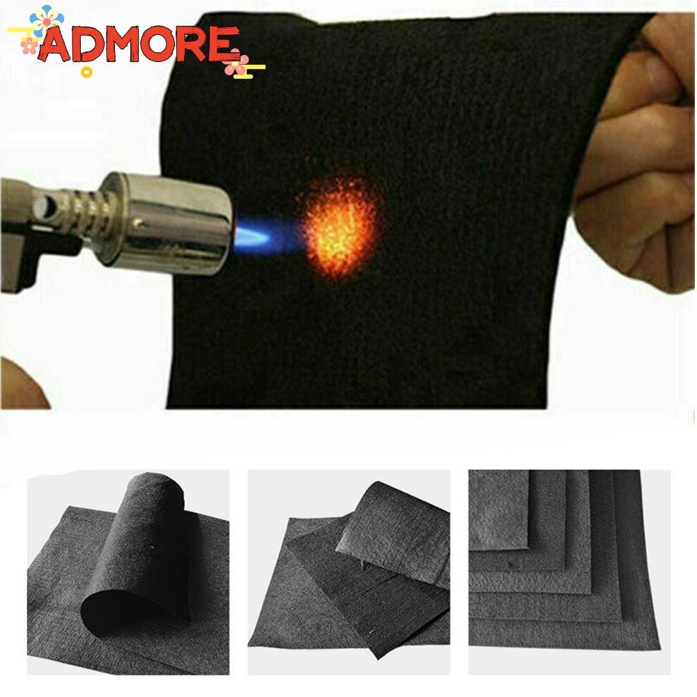 ADMORE Carbon Fiber Felt, Felt High Temp Welding Protective Blanket, Practical Black Carbon Fiber Insulation Welding