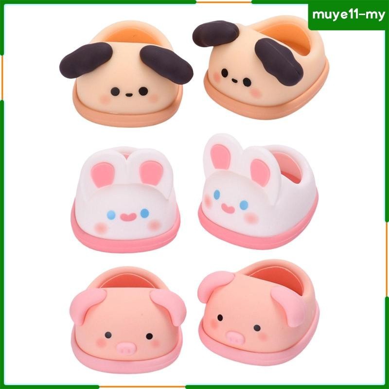 [MuyeadMY] Doll Slippers Handcrafted for 17cm Dolls - Unique Footwear for