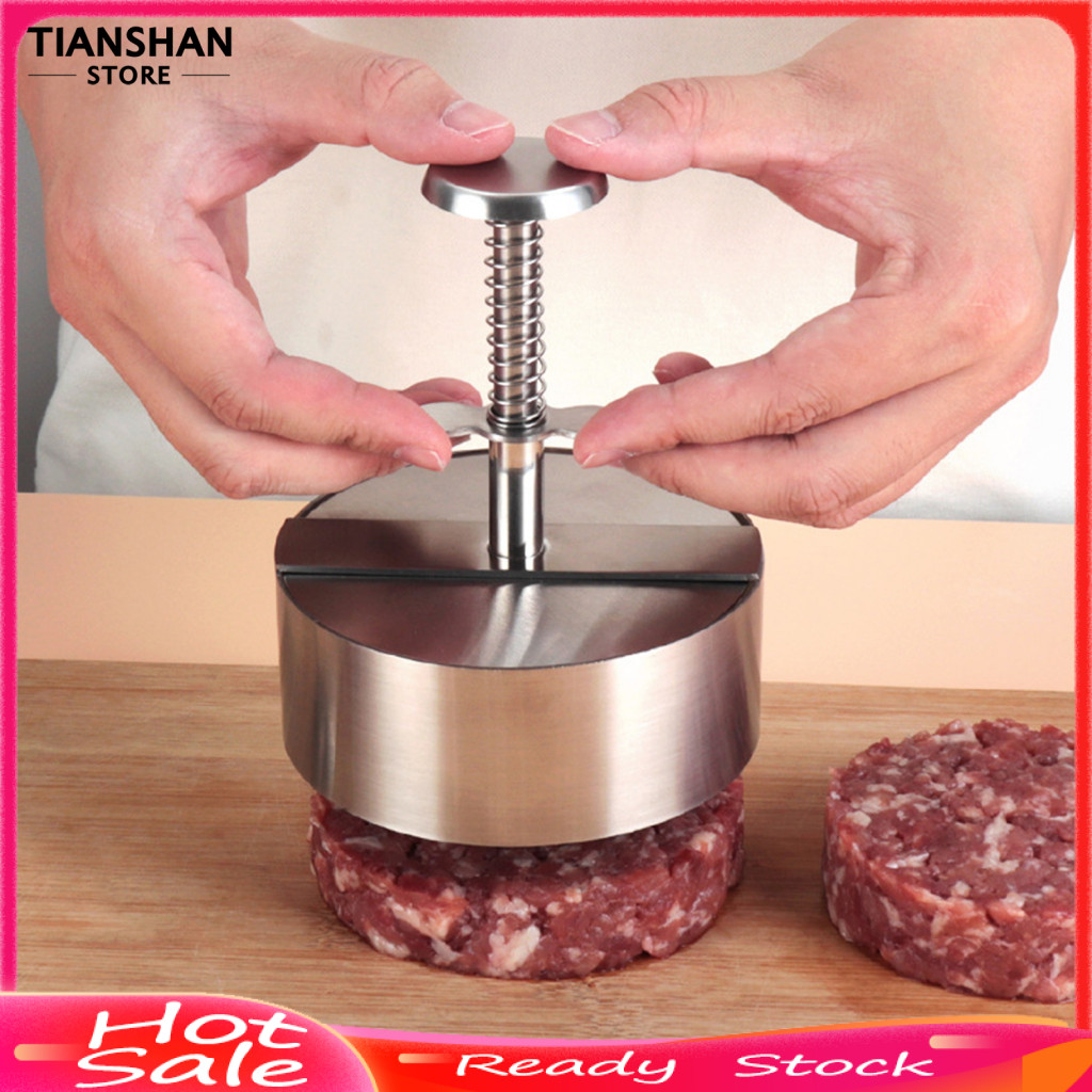 Food-grade Burger Patty Press Variety of Burger Sizes Maker Stainless Steel Burger Patty Maker for Homemade Burgers Easy to Use Hamburger Press for Perfect Patties Burger