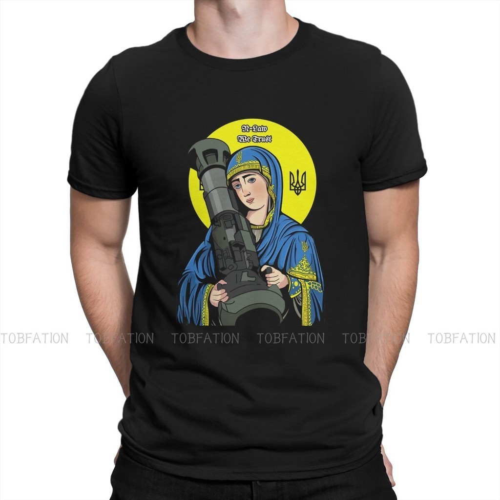 The Protector Of Ukraine Original Tshirts Saint Javelin Nlaw Personalize Homme T Clothing Size S6Xl