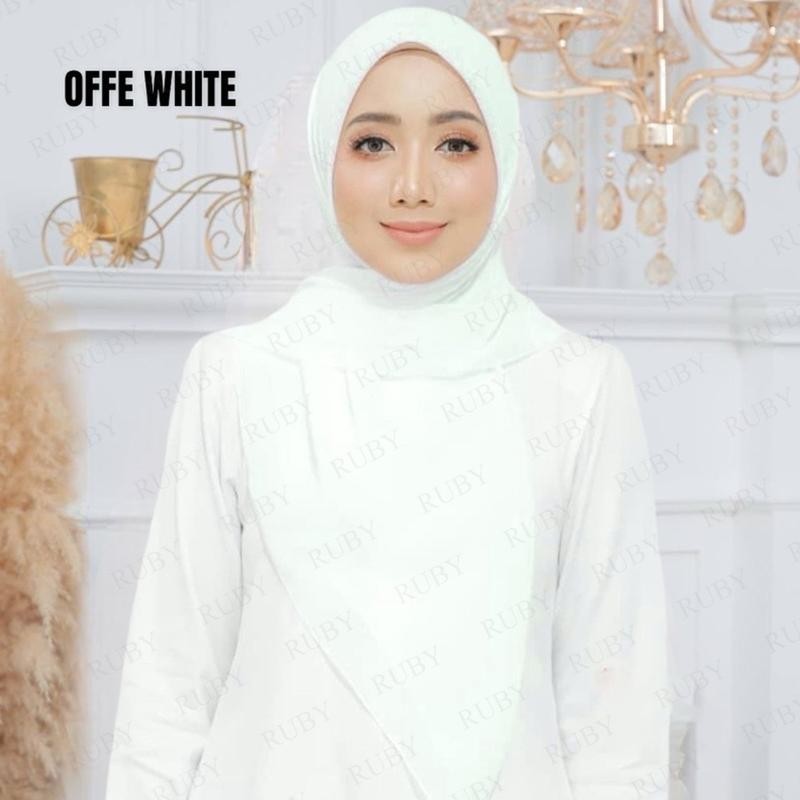 ￼ HOT SALE Bawal coton plain premium Tudung high QUALITY Bawal cotton Voile Bawal Fabric Square Hijab