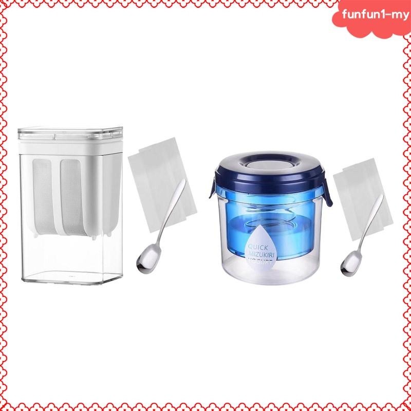 [FunfuneeMY] Food Strainer,Yogurt Strainer Maker,Washable Kitchen Accessories Juice Soya Bean for Picnic Kitchen