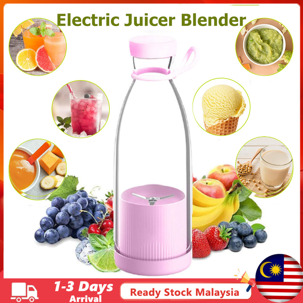 (Local Stock) Portable Electric Juicer Blender USB Mini Fruit Mixers Juicers Fruit Extractors Food Milkshake Multifunction Juice Maker Machine