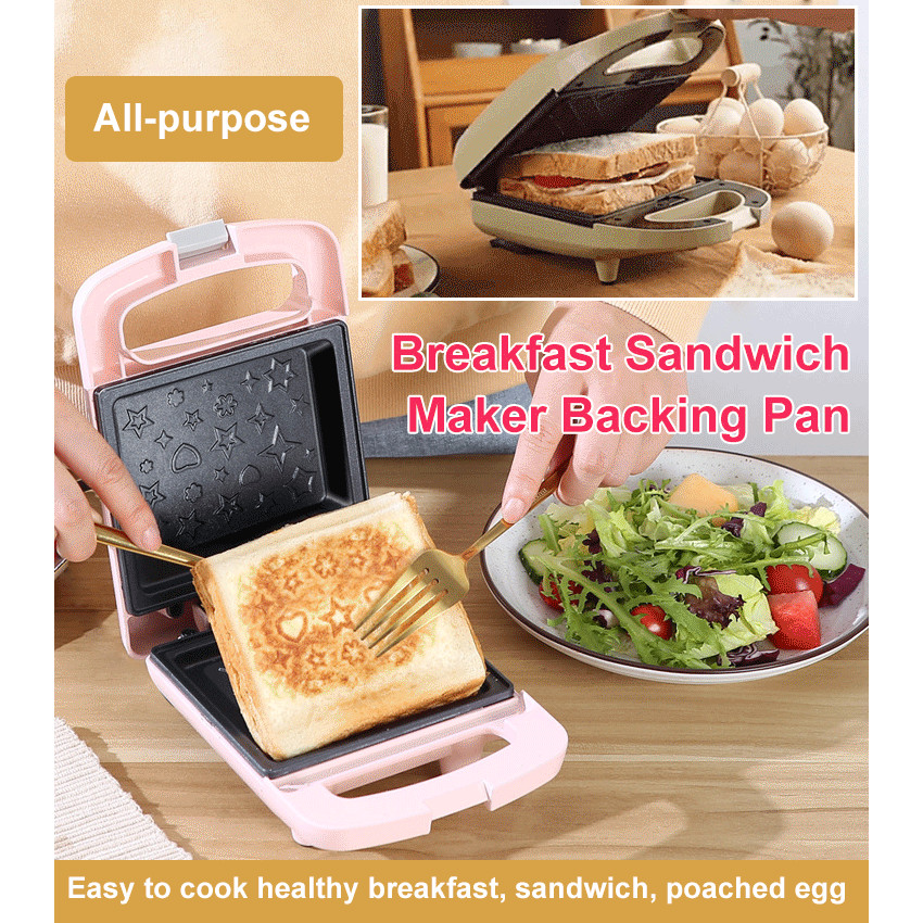 Sandwich machine breakfast machine household frying machine multi-function heating toaster