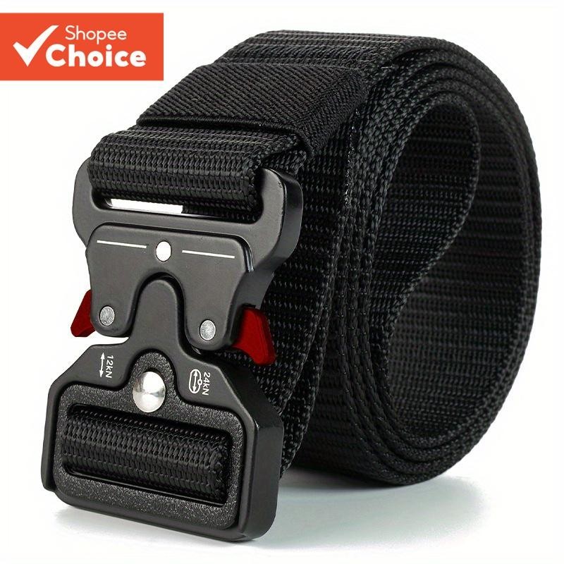Summer Tactical Quick-Release Belt - Black Modular Gear For Hiking & Urban