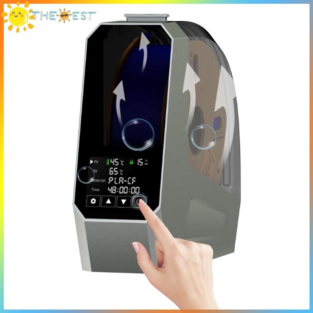 ❉THEBEST❉ Filament Dryer Box with Fan 3D Printer Filament Dryer PTC Heater Filament Adjustable Dehydrator LCD Touch Screen 3D Printer Part