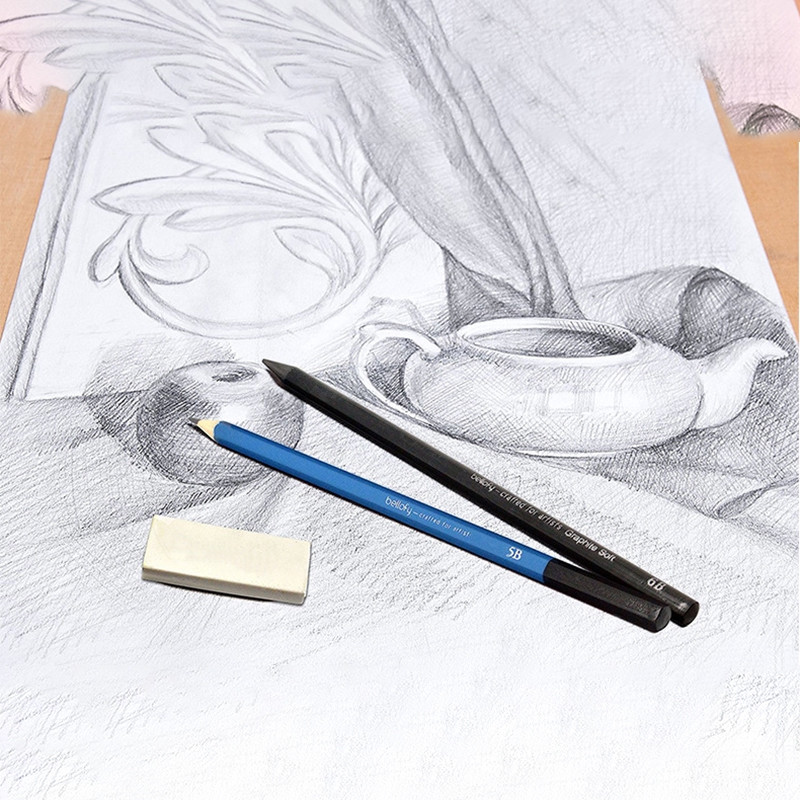 Essential Have 32pcs H&B Sketching Pencils Drawing Sketch Kit Set Charcoal Pencil Art Painting Artists Multi Must