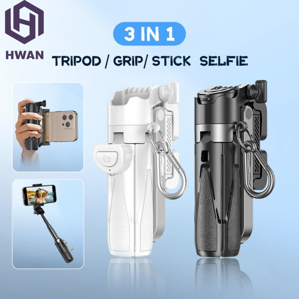 Mini Bluetooth Selfie Stick Wireless Phone Selfie Stick Phone Tripod Grip Phone Tripod 迷你自拍杆