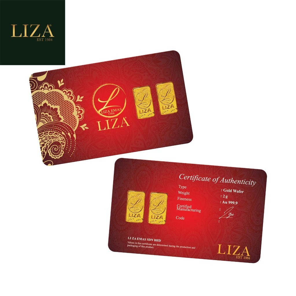LIZA 999.9 Batik Gold Bar (2g)