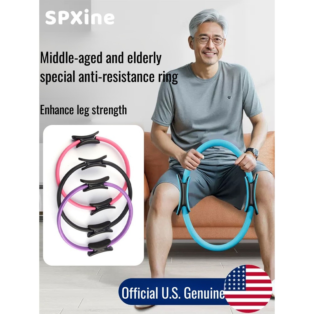 🔥On Sale💕Resistance Training Magic Circle Antiaging Muscle Building Pilates Circle Body Training Multipurpose Yoga Aid Circle Magic Training Ring Strengthening Pressure Resistance