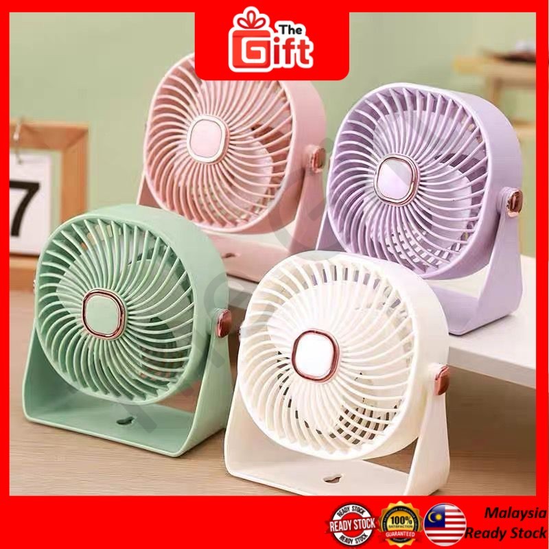 The Gift Rechargeable USB Mini Portable Fan Mute And Strong Wind Kipas Mudah Alih Mini USB boleh dicas semula