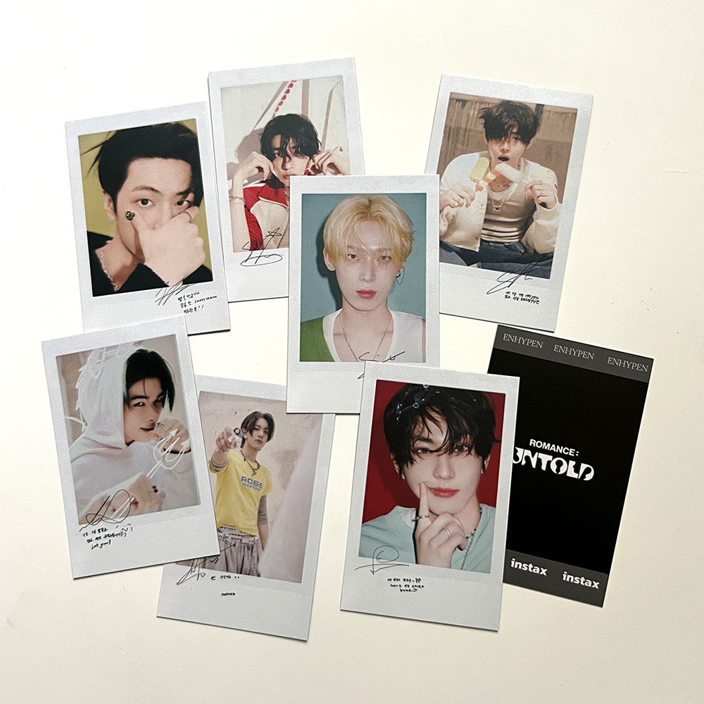 1-10pcs EN ROMANCE UNTOLD Album Lomo Card Dicon Photocards MEMORABILIA DIMENSION：ANSWER MUSIC FOREST HEESEUNG JAKE JAY JUNGWON NI-KI SUNGHOON SUNOO SOLO Postcards