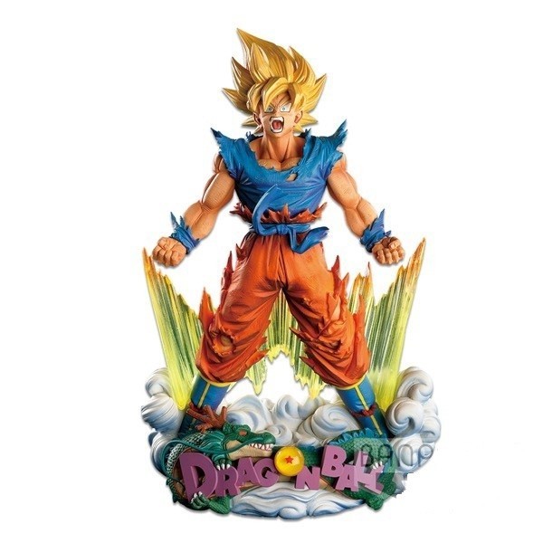 Smsd Dragon Ball Z Son Goku Vegeta Son Gohan Piccolo Frieza Saru Battle Damage Explosive Scenery Figure