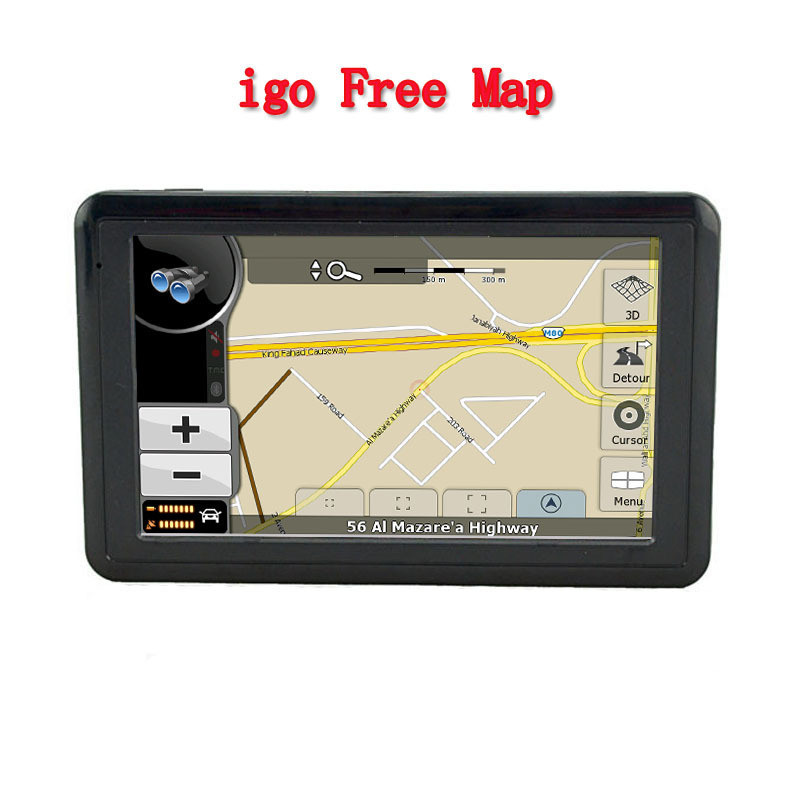 5-Inch Portable on-Board GPS Navigator HD 4GB Truck Car Old-Fashioned Cheap Traffic-Free