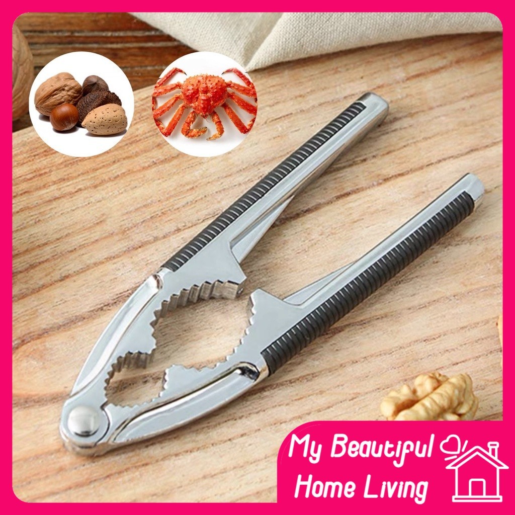 (STAINLESS STEEL) MBHL Crab Cracker Nut Cracker Lobster Cracker Seafood Shellfish Cracker Pembuka Ketam Kacang 不锈钢螃蟹夹核桃夹