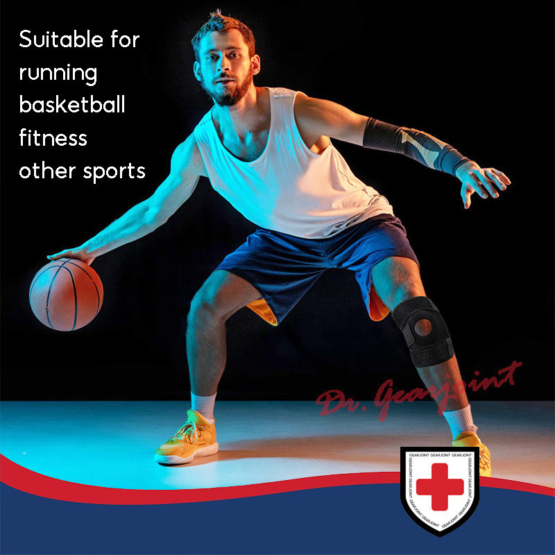 1 Pcs Professional Knee Brace, Medical Knee Support with Removable Dual Side Stabilizers for Knee Pain, Arthritis, Menis