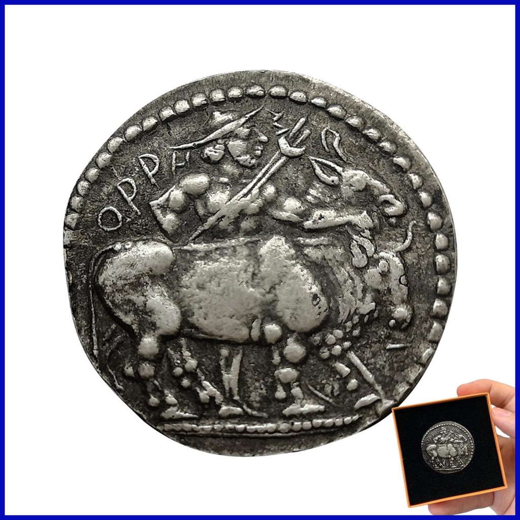 Collecting Ancient Greek Silver Plated Collection Souvenir Meaningful Home Decor Collectible Coin for Enthusiasts hjumy