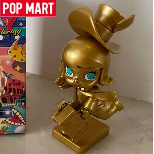 POP MART MOLLY Imaginary Wandering Series Blind Box Hidden The Statue of Street Performer Figure