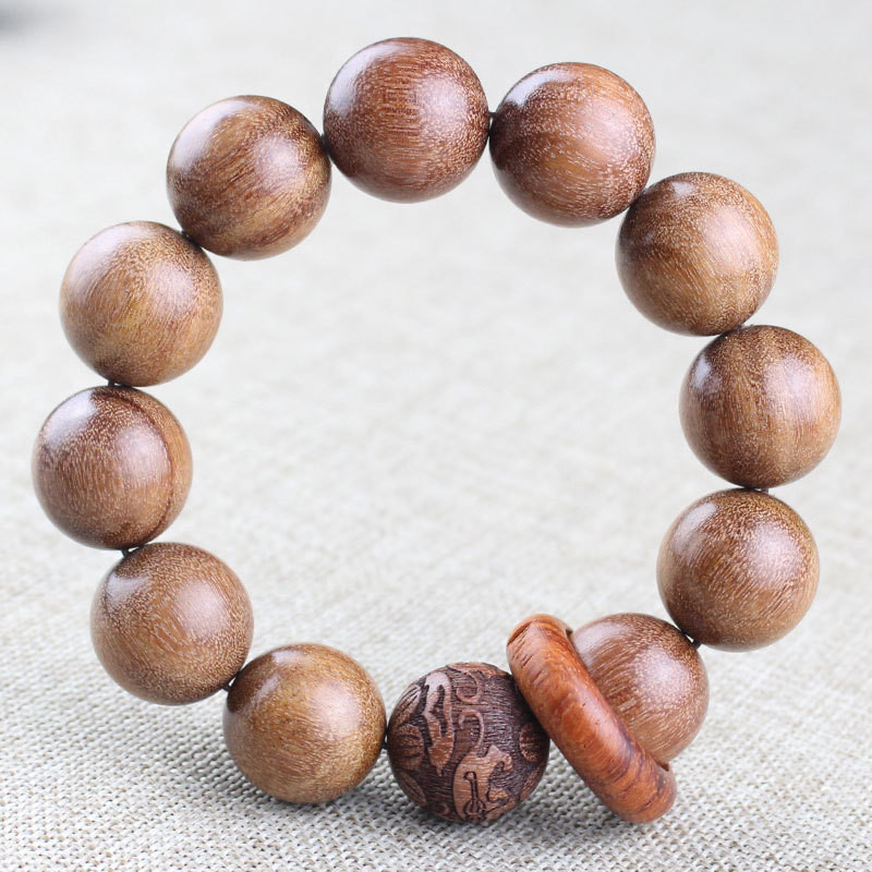 Manufacturer Wholesale Indonesian Sandalwood Bracelet 2.0 Wenwan Men's Buddhist Beads Jewelry Rosary Bracelet Live Supply